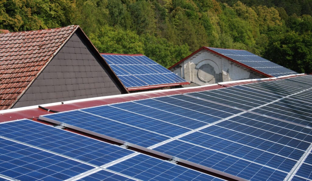 installation of custom-made solar panels